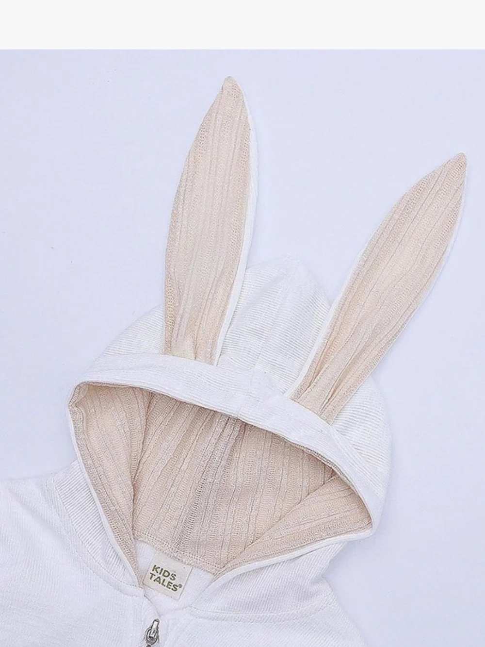 White Bunny Hooded Costume Romper
